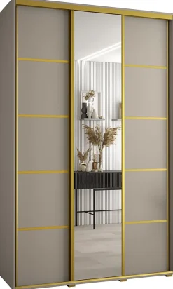 Armoire Dakota 5 a portes coulissantes 160/60/235,3 portes