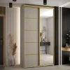 Armoire Dakota 5 a portes coulissantes 130/45/235,2 portes