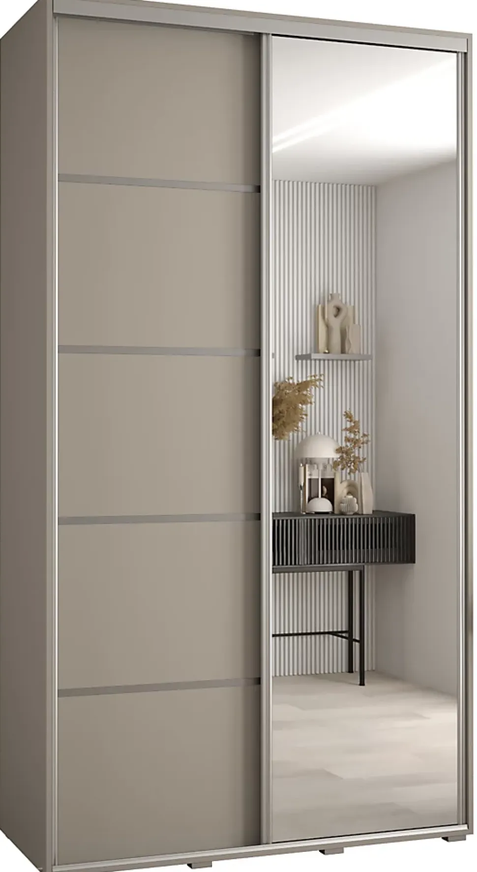 Armoire Dakota 5 a portes coulissantes 140/60/235,2 portes