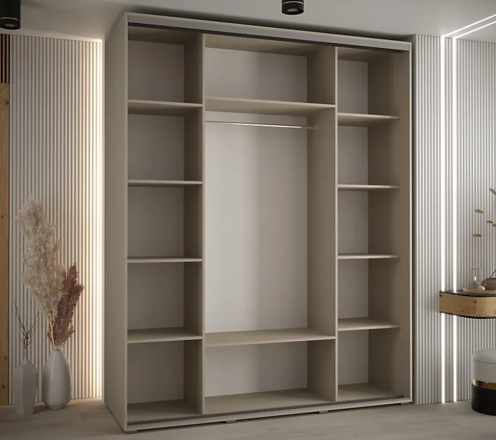 Armoire Dakota 5 a portes coulissantes 190/60/235,3 portes