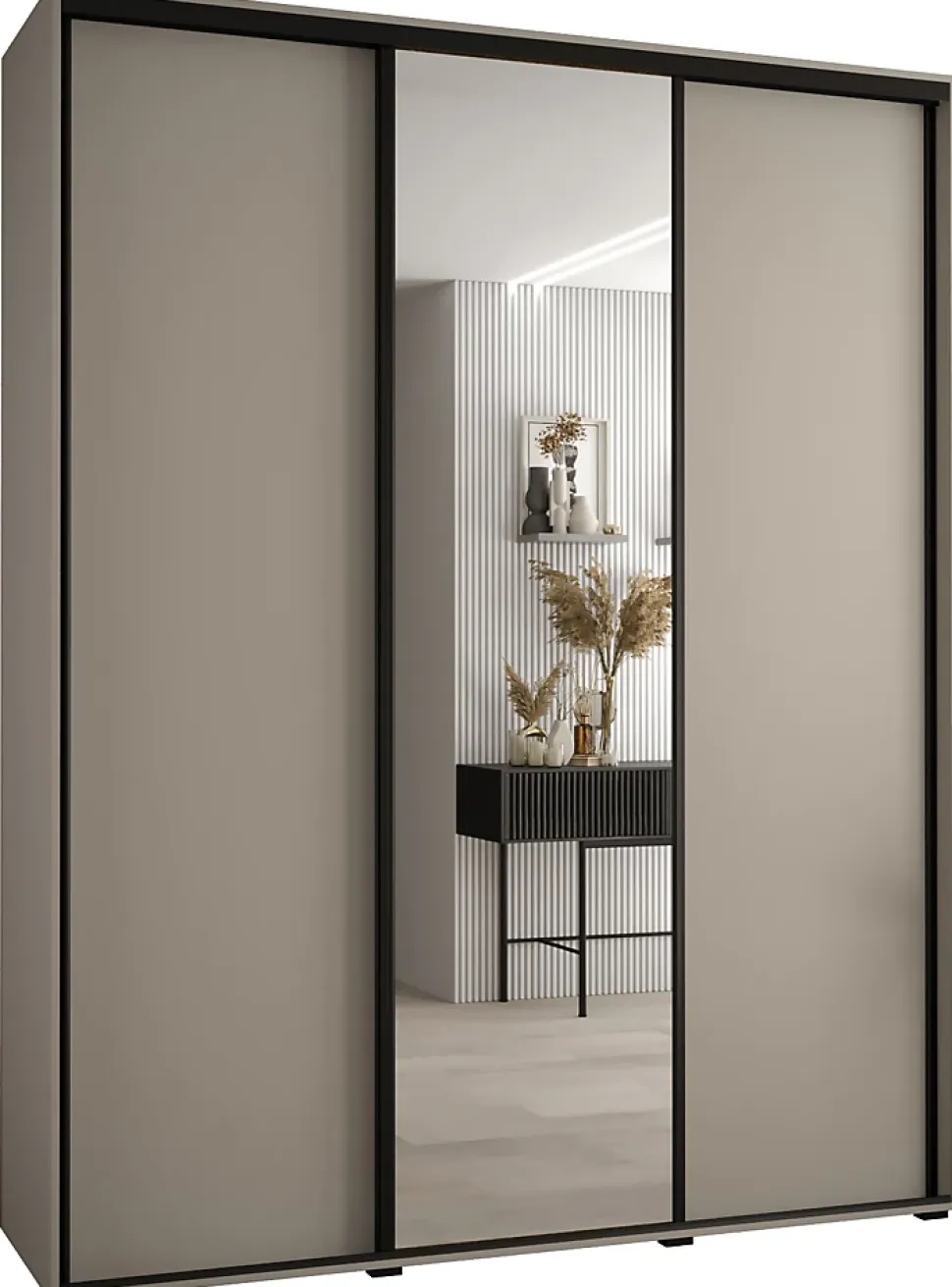 Armoire Dakota 3 a portes coulissantes 200/45/235,3 portes