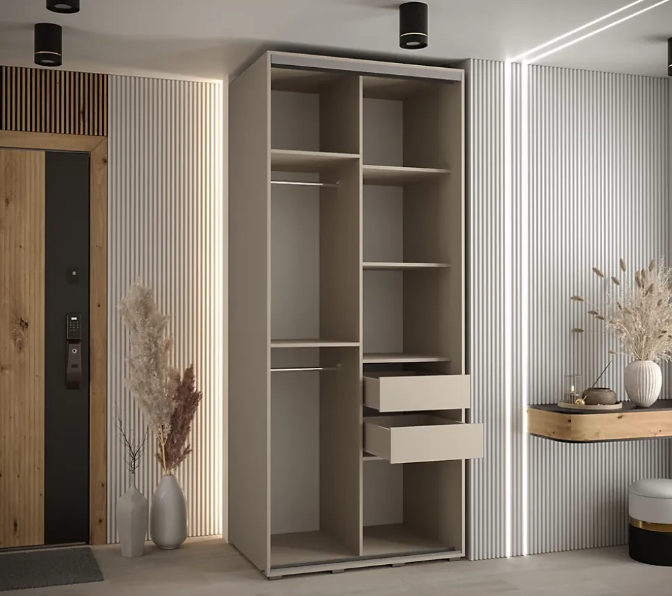 Armoire Dakota 4 a portes coulissantes 120/60/235,2 portes