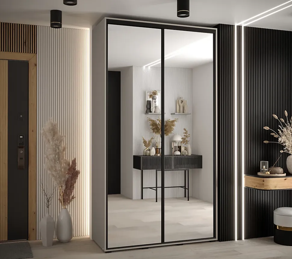 Armoire Dakota 2 a portes coulissantes 130/45/235,2 portes