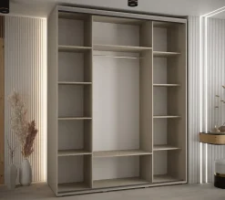 Armoire Dakota 1 a portes coulissantes 200/60/235,3 portes