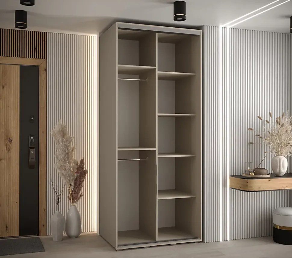 Armoire Dakota 2 a portes coulissantes 120/60/235,2 portes