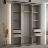 Armoire Dakota 2 a portes coulissantes 160/45/235,3 portes