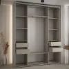 Armoire Dakota 4 a portes coulissantes 190/60/235,3 portes