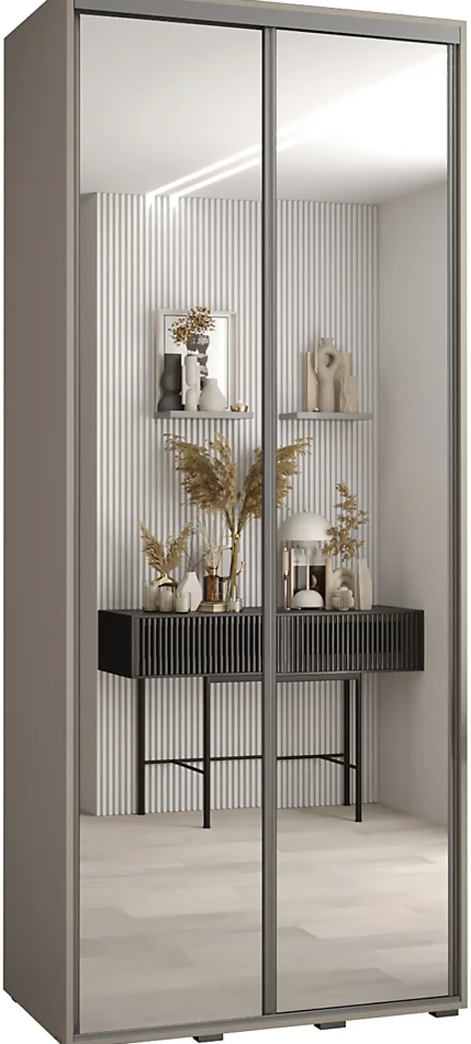 Armoire Dakota 2 a portes coulissantes 100/60/235,2 portes