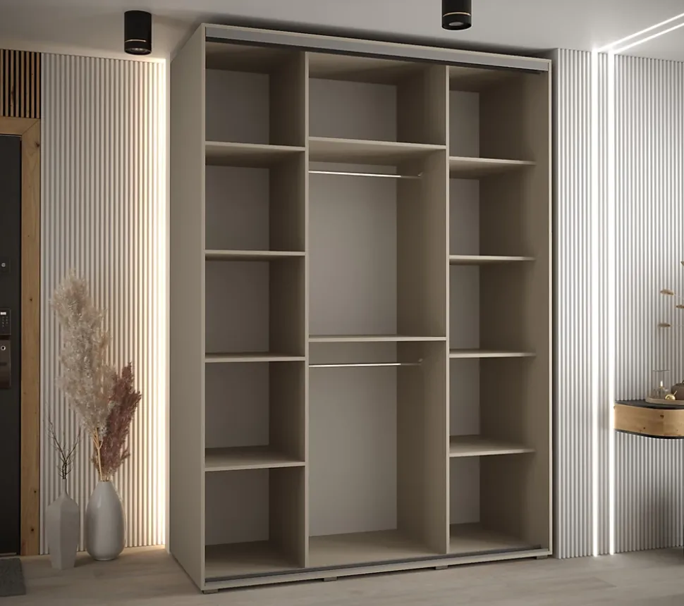Armoire Dakota 4 a portes coulissantes 180/60/235,3 portes