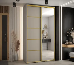Armoire Dakota 5 a portes coulissantes 140/45/235,2 portes