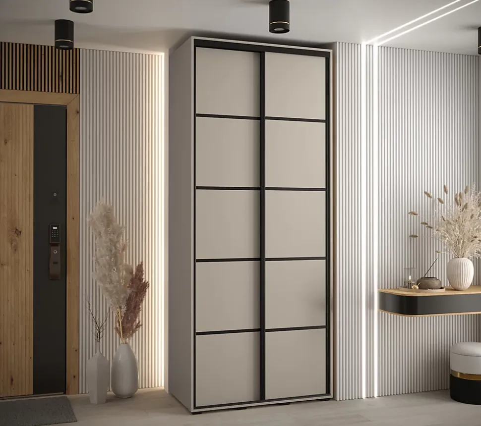Armoire Dakota 4 a portes coulissantes 100/45/235,2 portes