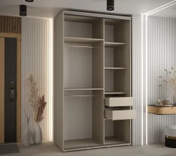 Armoire Dakota 1 a portes coulissantes 140/60/235,2 portes