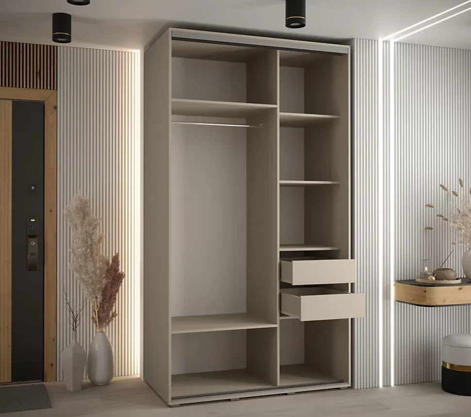 Armoire Dakota 1 a portes coulissantes 140/60/235,2 portes