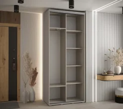 Armoire Dakota 1 a portes coulissantes 120/45/235,2 portes