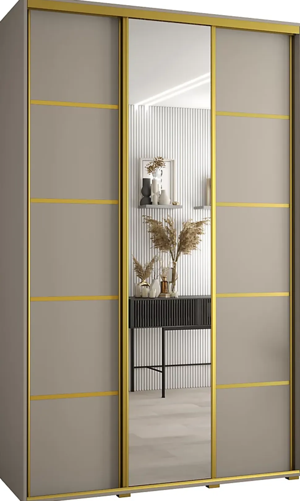 Armoire Dakota 5 a portes coulissantes 150/60/235,3 portes