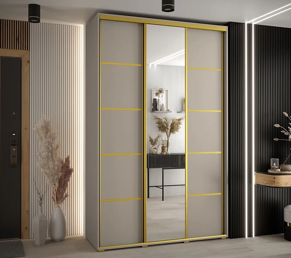 Armoire Dakota 5 a portes coulissantes 150/60/235,3 portes