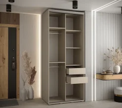 Armoire Dakota 4 a portes coulissantes 100/60/235,2 portes