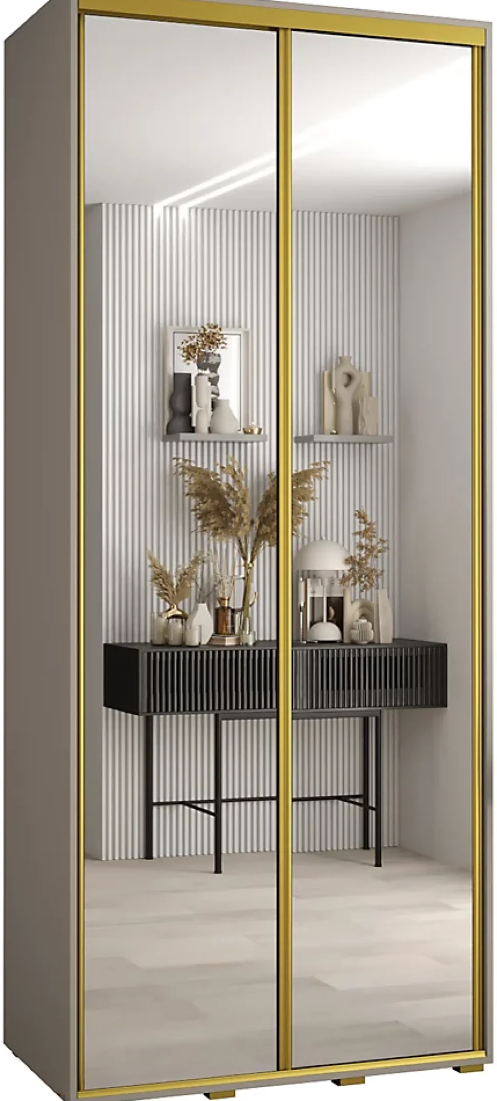 Armoire Dakota 2 a portes coulissantes 120/45/235,2 portes