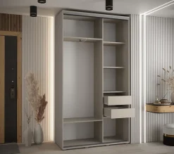 Armoire Dakota 1 a portes coulissantes 140/45/235,2 portes