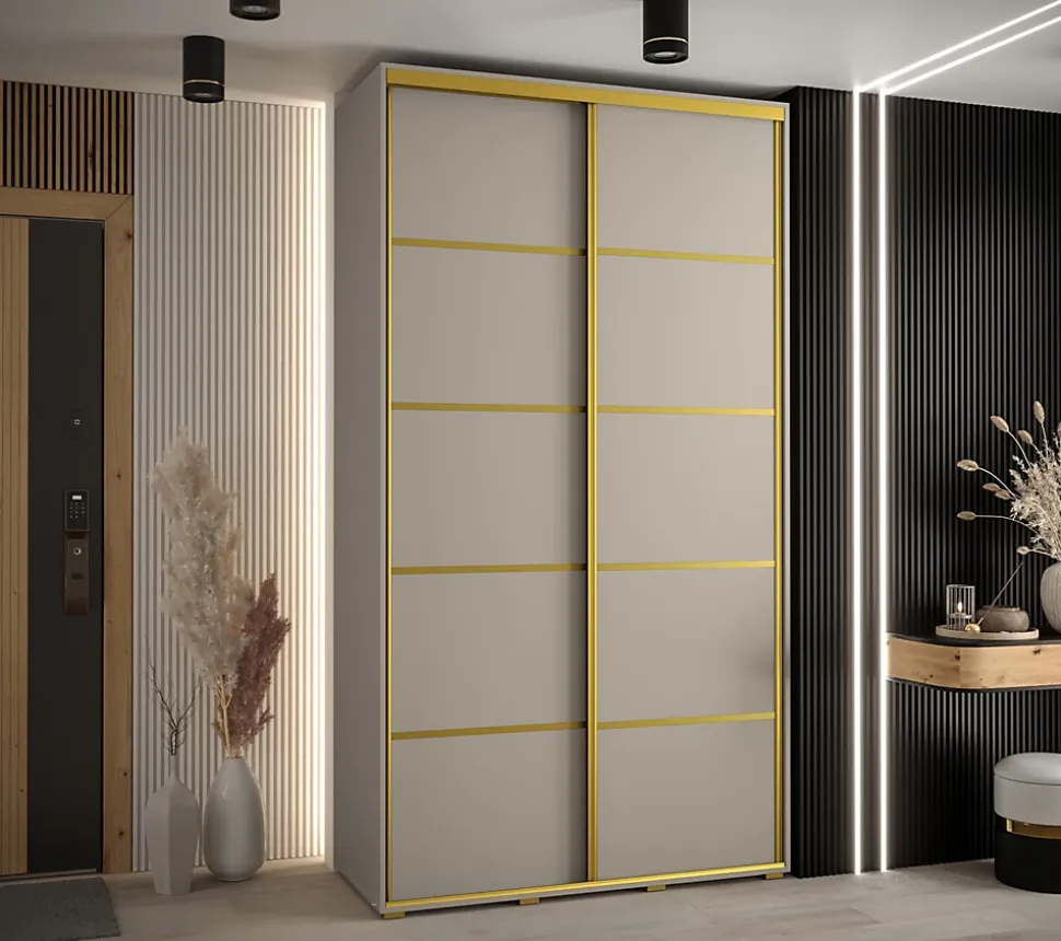 Armoire Dakota 4 a portes coulissantes 140/45/235,2 portes