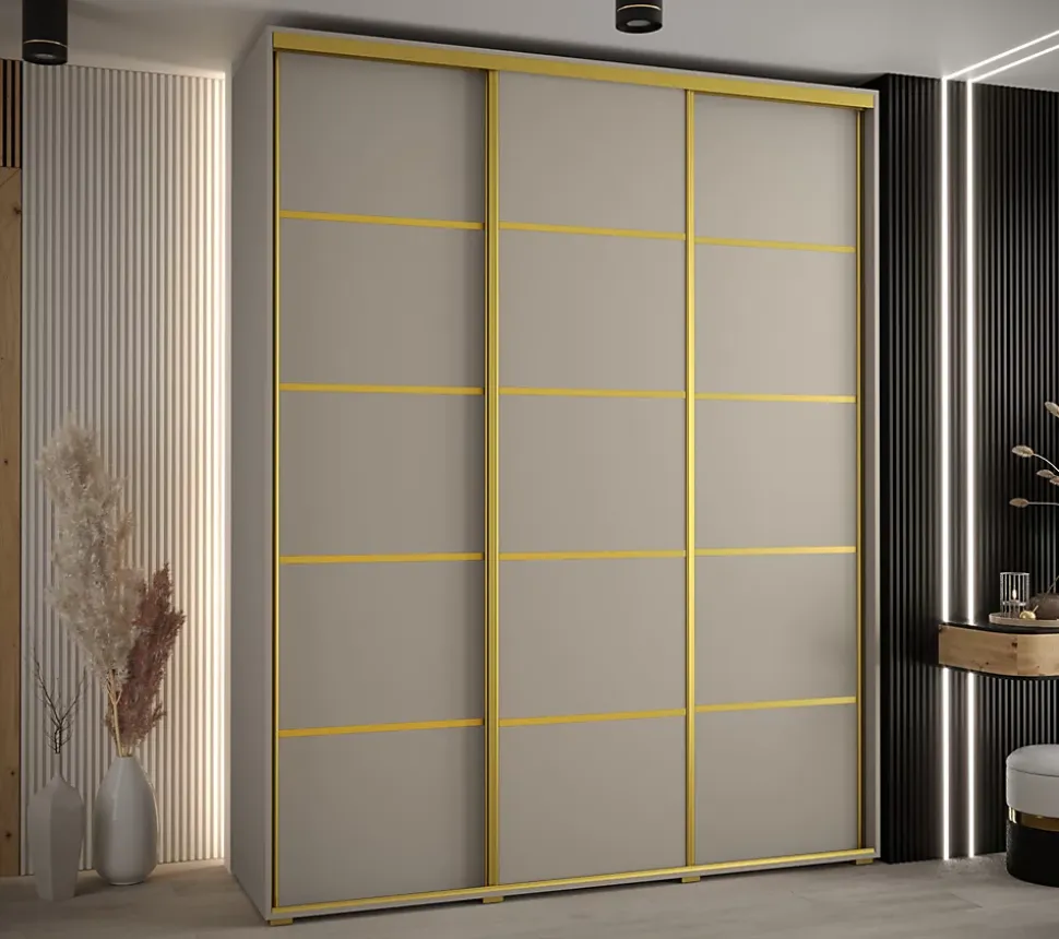 Armoire Dakota 4 a portes coulissantes 200/60/235,3 portes