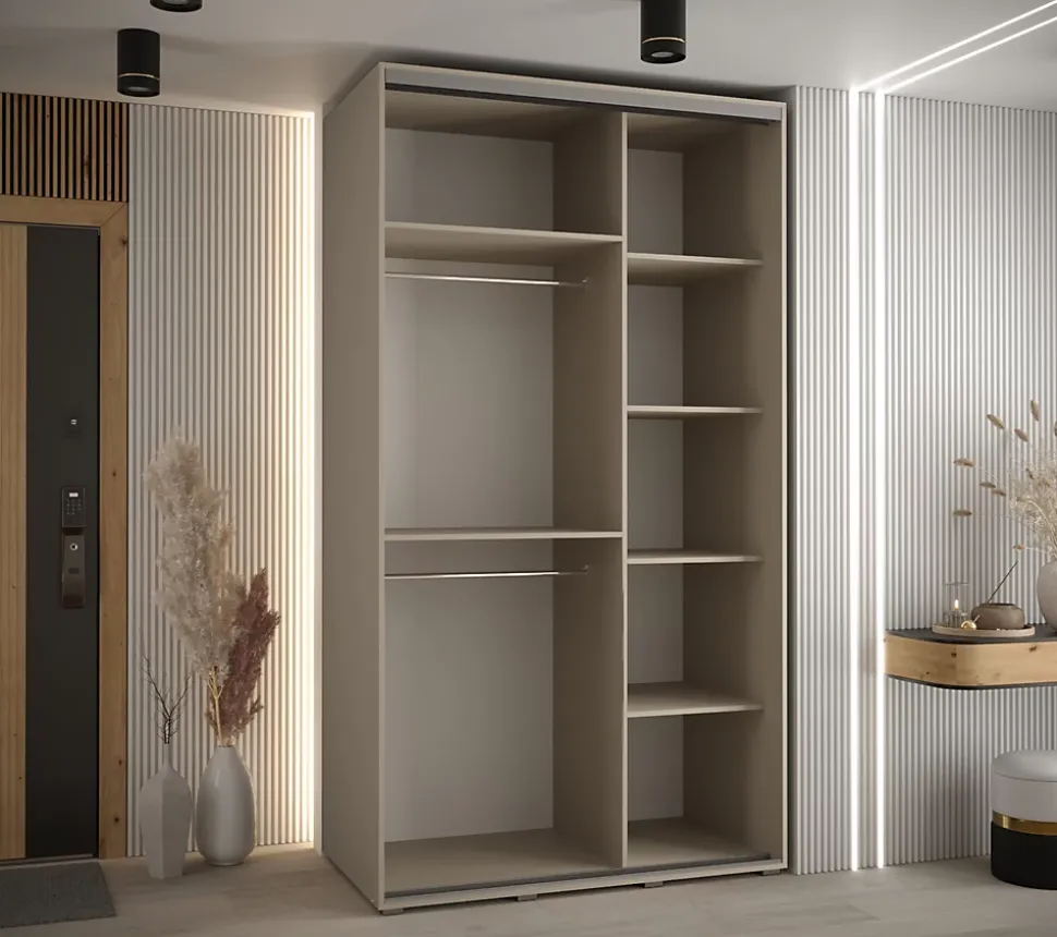 Armoire Dakota 2 a portes coulissantes 130/60/235,2 portes