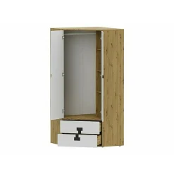 Armoire d'angle Florevi 114, Nombre d'étagères: 3, 191x88x88cm