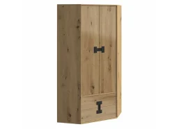 Armoire d'angle Florevi 114, Nombre d'étagères: 3, 191x88x88cm
