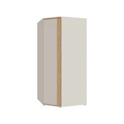 Armoire d'angle FORTE WEXS811-M820 sable chene 92,2x92,2x193,7 cm