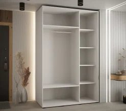 Armoire Davos 5 a portes coulissantes H. 235,2 x L. 150 x P. 60 3 portes