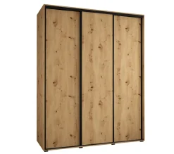 Armoire Davos 1 a portes coulissantes H. 235,2 x L. 200 x P. 60 3 portes