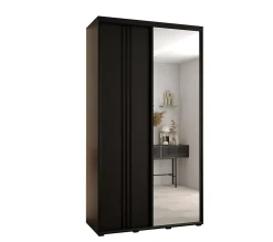 Armoire Davos 7 a portes coulissantes H. 235,2 x L. 140 x P. 60 2 portes