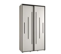 Armoire Davos 12 a portes coulissantes H. 235,2 x L. 140 x P. 60 2 portes