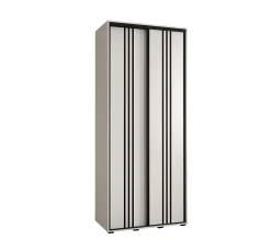 Armoire Davos 6 a portes coulissantes H. 235,2 x L. 110 x P. 45 2 portes