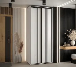 Armoire Davos 6 a portes coulissantes H. 235,2 x L. 110 x P. 45 2 portes