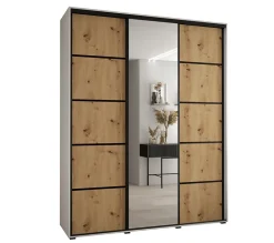 Armoire Davos 5 a portes coulissantes H. 235,2 x L. 170 x P. 60 3 portes