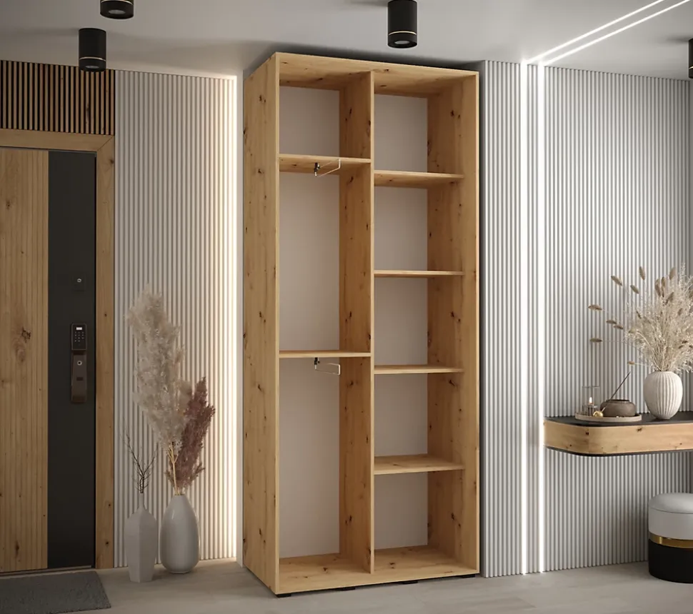 Armoire Davos 4 a portes coulissantes H. 235,2 x L. 110 x P. 45 2 portes