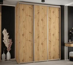 Armoire Davos 1 a portes coulissantes H. 235,2 x L. 200 x P. 60 3 portes