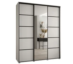 Armoire Davos 5 a portes coulissantes H. 235,2 x L. 180 x P. 60 3 portes