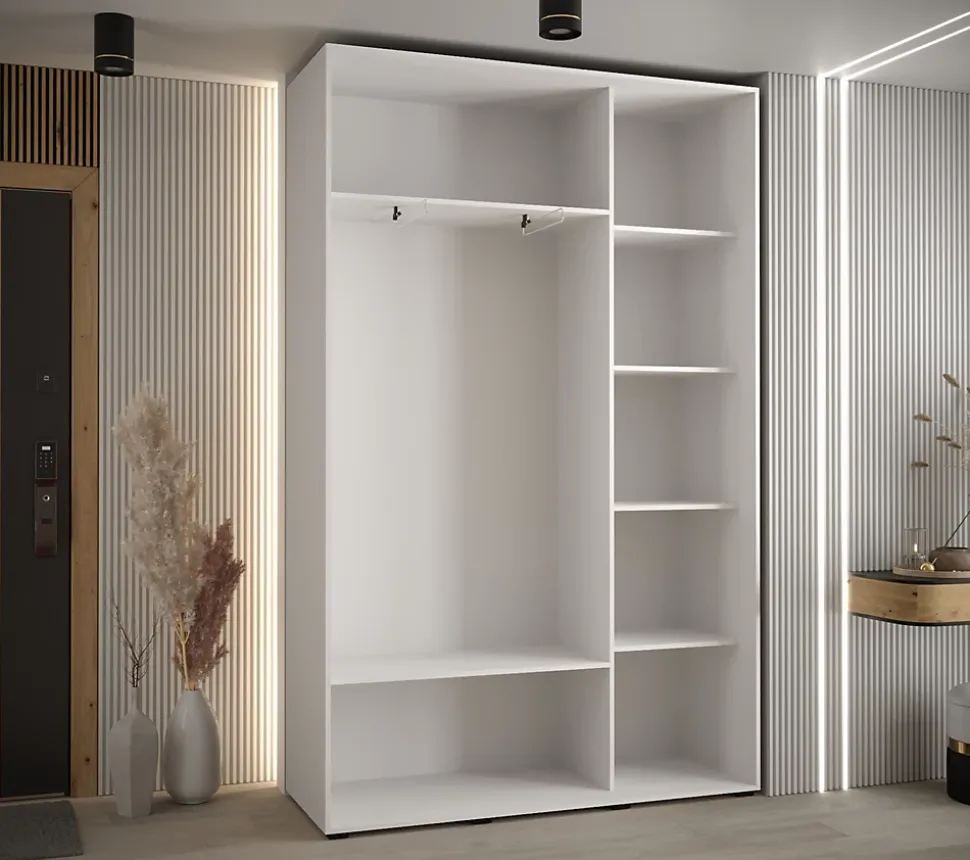 Armoire Davos 1 a portes coulissantes H. 235,2 x L. 150 x P. 45 3 portes