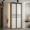 Armoire Davos 10 a portes coulissantes H. 235,2 x L. 110 x P. 45 2 portes