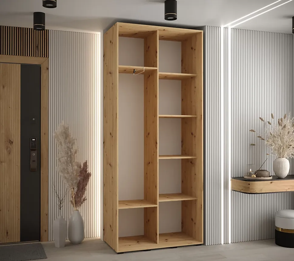 Armoire Davos 10 a portes coulissantes H. 235,2 x L. 110 x P. 45 2 portes