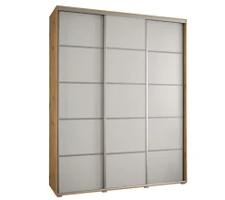 Armoire Davos 4 a portes coulissantes H. 235,2 x L. 200 x P. 60 3 portes
