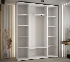 Armoire Davos 5 a portes coulissantes H. 235,2 x L. 200 x P. 45 3 portes