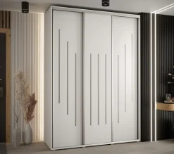 Armoire Davos 10 a portes coulissantes H. 235,2 x L. 180 x P. 45 3 portes