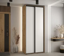 Armoire Davos 1 a portes coulissantes H. 235,2 x L. 120 x P. 60 2 portes