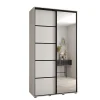 Armoire Davos 5 a portes coulissantes H. 235,2 x L. 140 x P. 60 2 portes