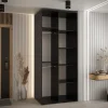 Armoire Davos 7 a portes coulissantes H. 235,2 x L. 140 x P. 60 2 portes