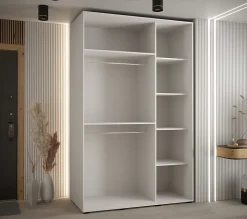 Armoire Davos 5 a portes coulissantes H. 235,2 x L. 160 x P. 60 3 portes