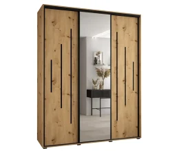 Armoire Davos 13 a portes coulissantes H. 235,2 x L. 200 x P. 60 3 portes